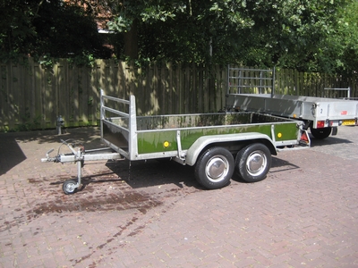 Kar 116 Open aanhanger groot dubbelas (300x130) lager gewicht