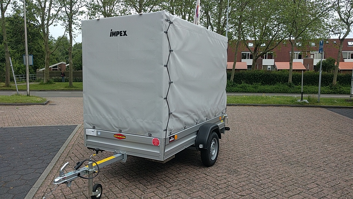 Kar 120 Huif aanhanger standaard hoog (250x125x175)