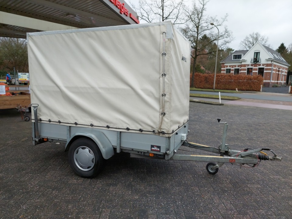 Kar 124 Huif aanhanger groot (250x130x175)