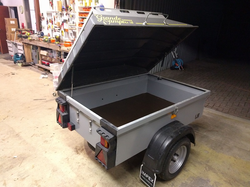 Kar 498 Bagage aanhanger middel (150x100x48)