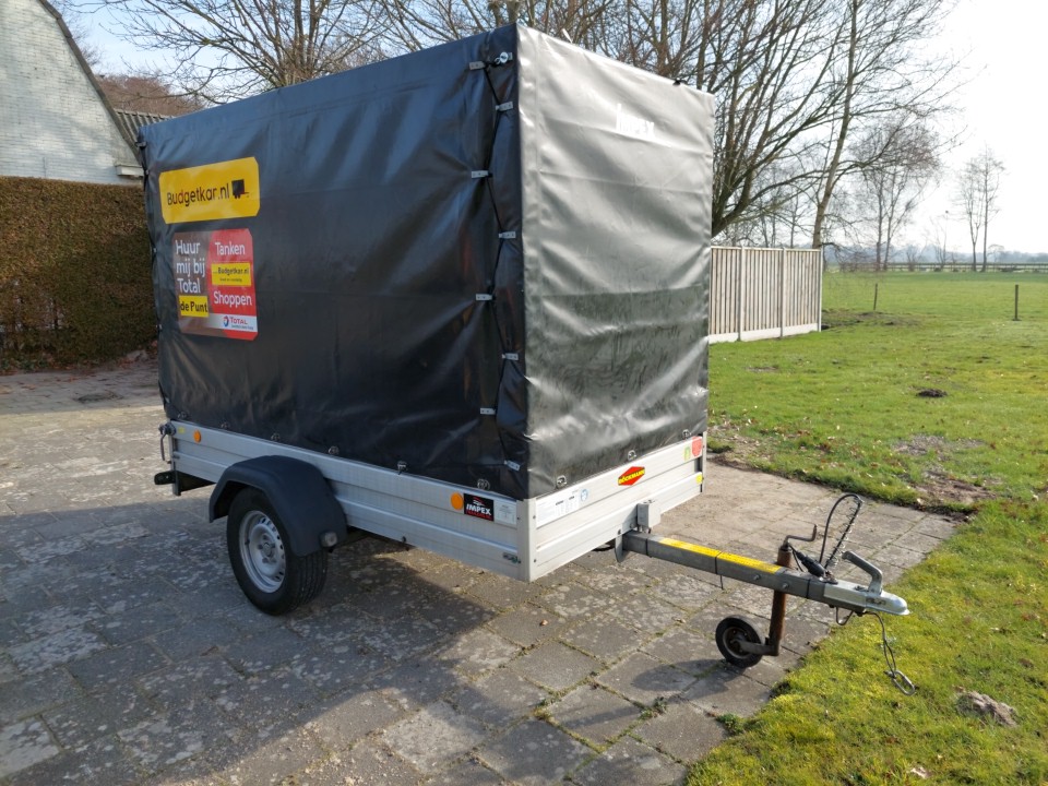 Kar 520 Huif aanhanger standaard hoog (250x125x175)